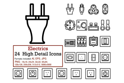 Electrics Icon Set