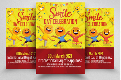 International Day of Happiness Flyer