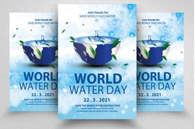 World Water Day Flyer/Poster Template