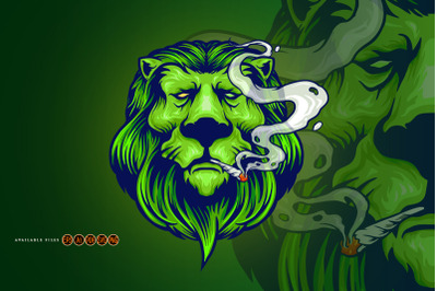 Cool Lion Weed Smoke Marijuana Weed