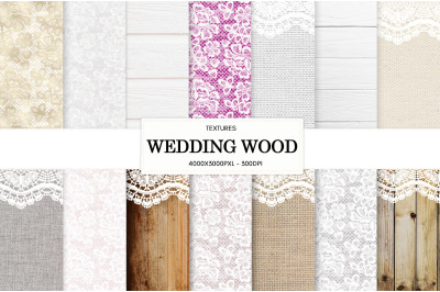 Wood lace white&2C; wedding wood