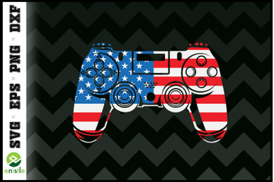 Video Game 4th Of July Gaming Controller