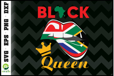 Black Queen Black History Dripping lips