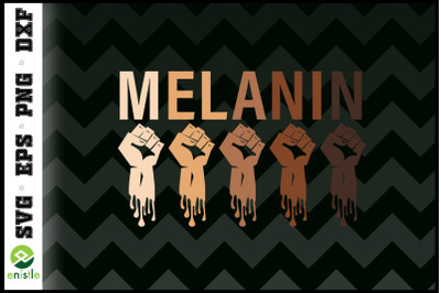 Melanin Shades Black Pride Afro Fist