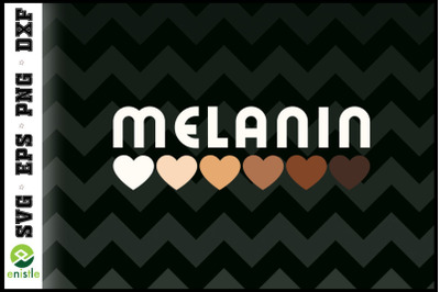 Melanin heart Shades Black Girl Magic