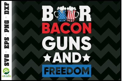 Beer Bacon and Freedom 4th of July