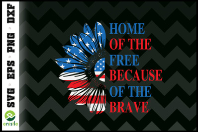 Land Of The Free Home Of The Brave