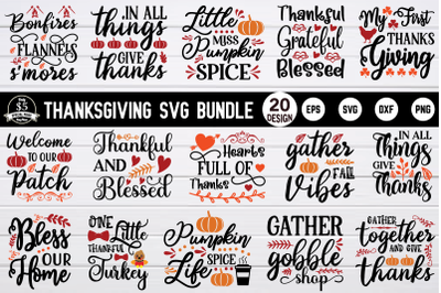 Thanksgiving svg bundle vol 1