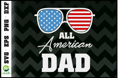 All American Dad Sunglasses USA flag