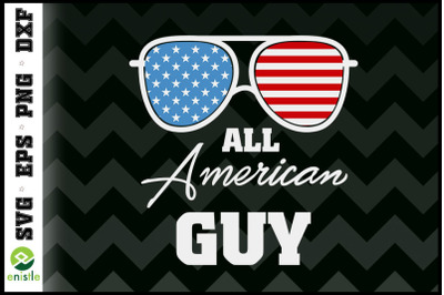 All American Guy Sunglasses USA flag