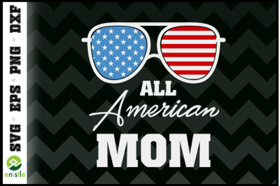 All American Mom Sunglasses USA flag