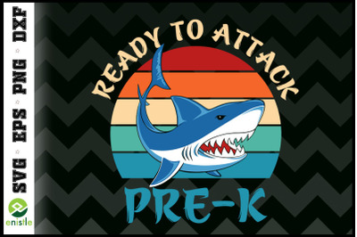 Ready To Attack Pre-K Shark Vintage