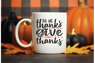 in all thanks give thanks svg design