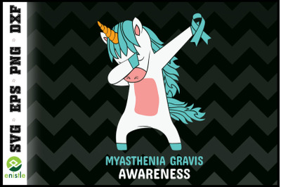 Myasthenia Gravis Dabbing Unicorn