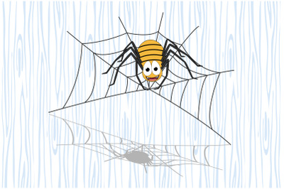 cute spider animal cartoon