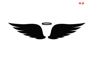 Angel wings Svg file for cricut, Instant download, Svg, Png, Dxf, Eps