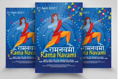 Rama Navami Event Flyer Template