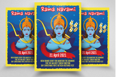 Rama Navami Indian Flyer/Poster