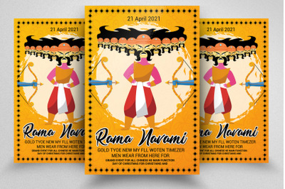 Rama Navami Flyer/Poster Template