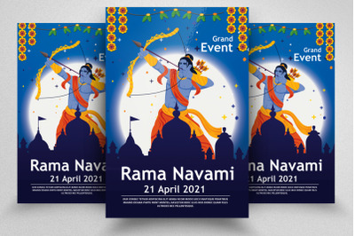 Rama Navami Festival Flyer Template