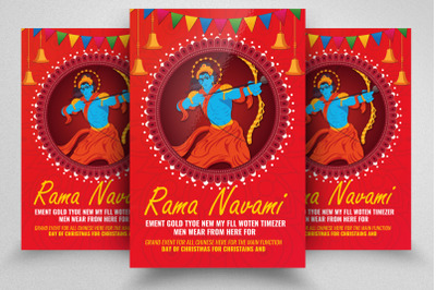 Rama Navami Flyer/Poster Template