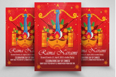 Rama Navami Festival Flyer/Poster