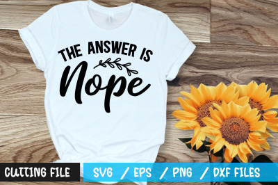 The answer is nope svg