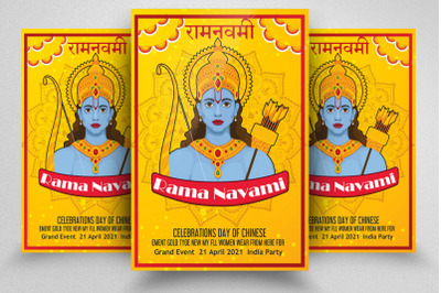 Rama Navami Flyer Psd Template