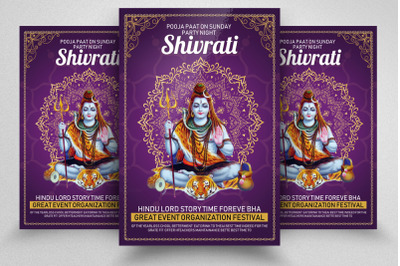 Shivratri Festival Flyer Template