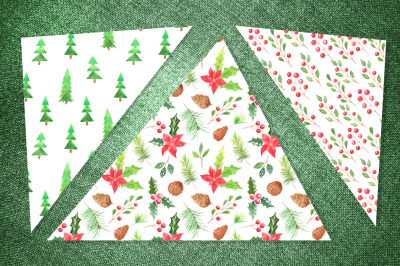 Watercolor 10 Christmas Patterns