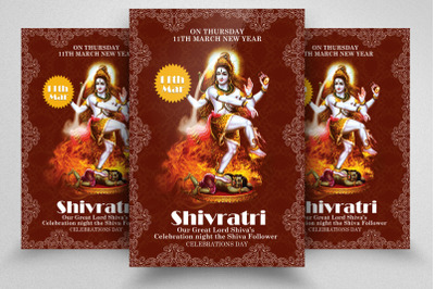 Shivratri Indian Festival Flyer/Poster