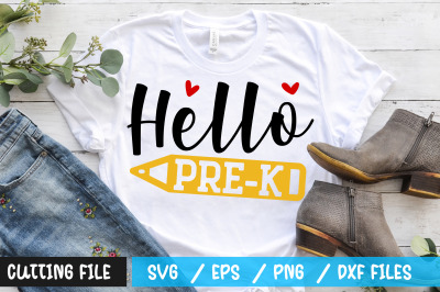 Hello pre-k svg