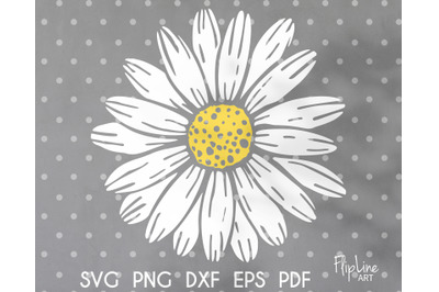 Daisy SVG Daisy clipart Simple Flower Svg daisy flower clipart Floral