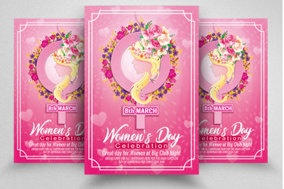 Women&#039;s Day Party Flyer/Poster