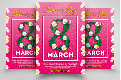 Women&#039;s Day Party Flyer/Poster