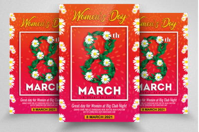 Women&#039;s Day Event  Flyer Template