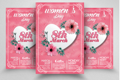 Women&#039;s Day Party Flyer/Poster