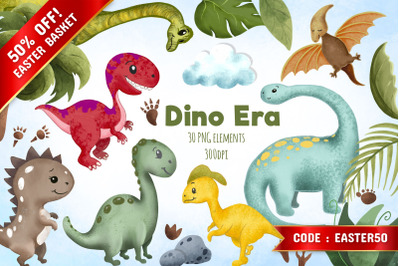 Cute dinosaur clipart / T-rex PNG / Dinosaur paper / Kids sublimation