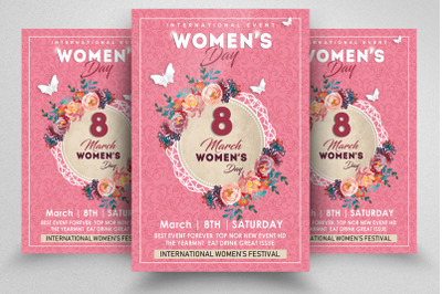 Women&#039;s Day Party Flyer/Poster