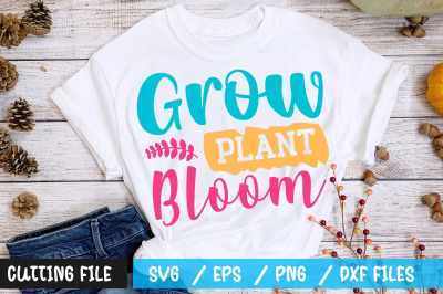 grow plant bloom svg