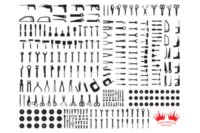 SVG hand tools isolated on white background. Jpg, Svg, Eps, Dxf, Png i