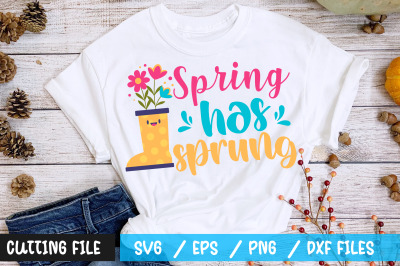 Spring has sprung svg