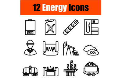 Energy Icon Set