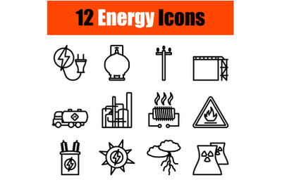 Energy Icon Set