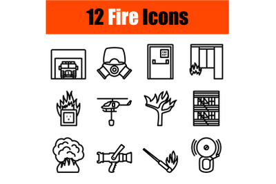 Fire Icon Set