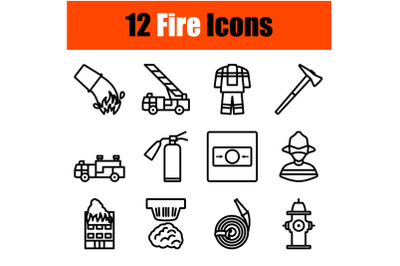 Fire Icon Set