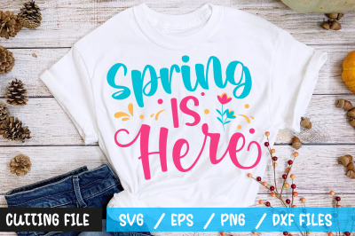 Spring is here svg