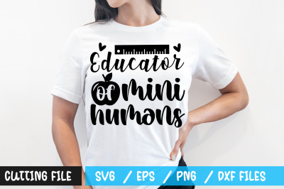 educator of mini humans svg