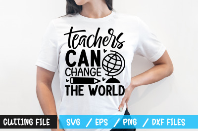 teachers can change the world svg