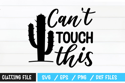 Cant touch this svg